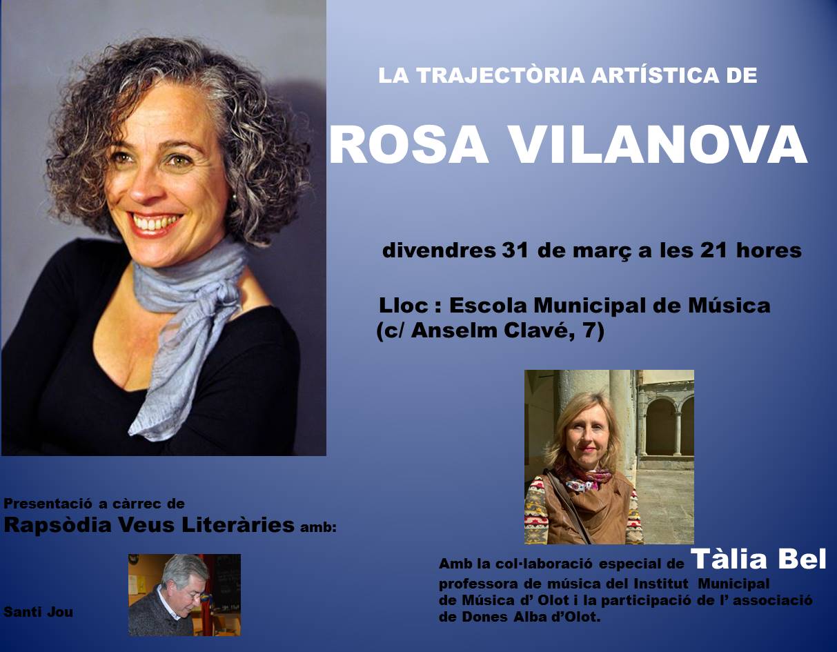 Cartell Rapsodia Veus Literàries Temporada 2025-2026